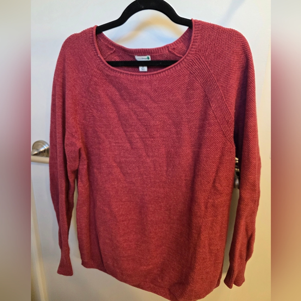 L.L. Bean (Outlet) Red Crewneck Sweater